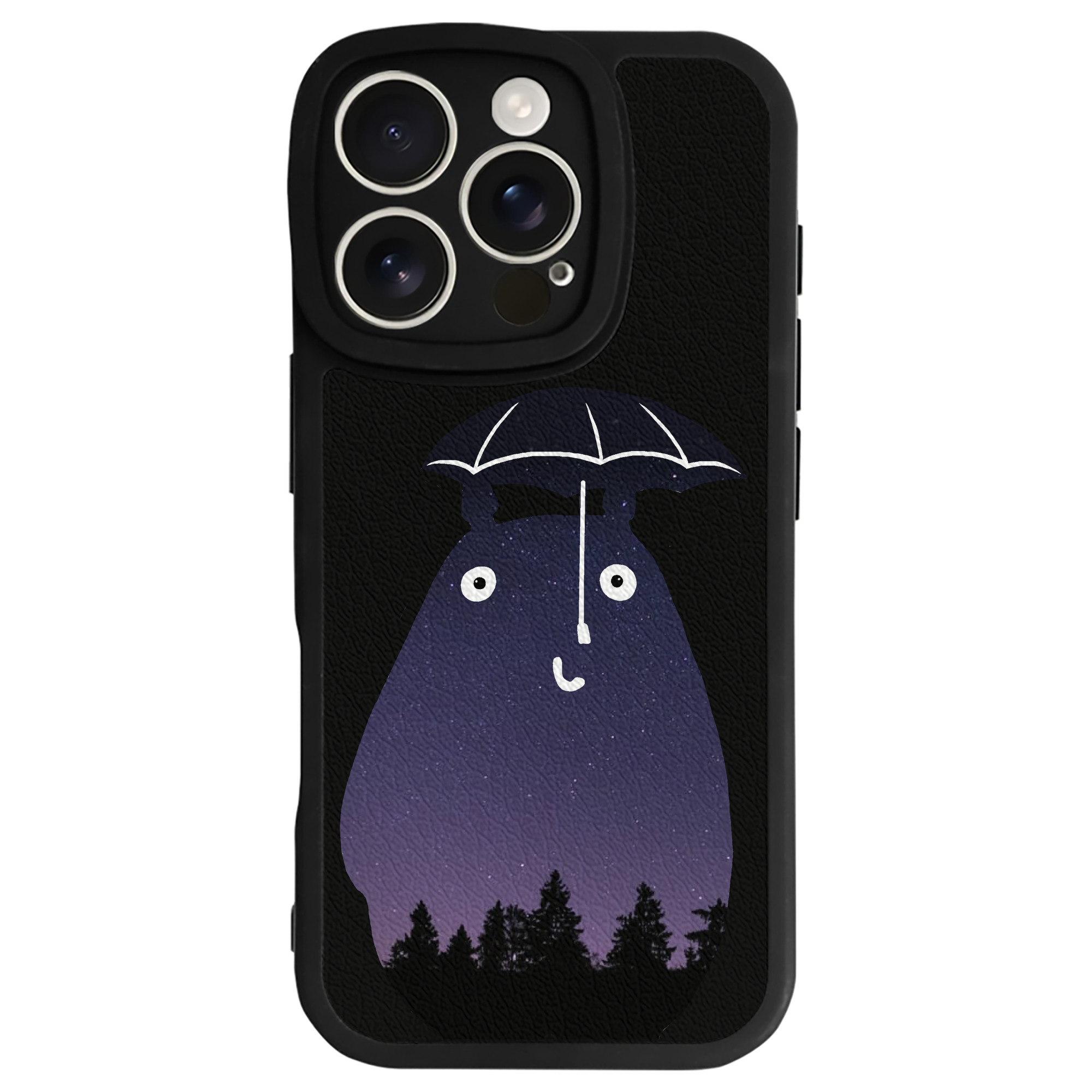 （画像用） となりのトトロ 草壁メイ 草壁サツキ My Neighbor Totoro Satsuki Kusakabe Mei Kusakabe 【iPhone 16シリーズ対応】シリコンスマホケース（レザー調） 材質：シリコン